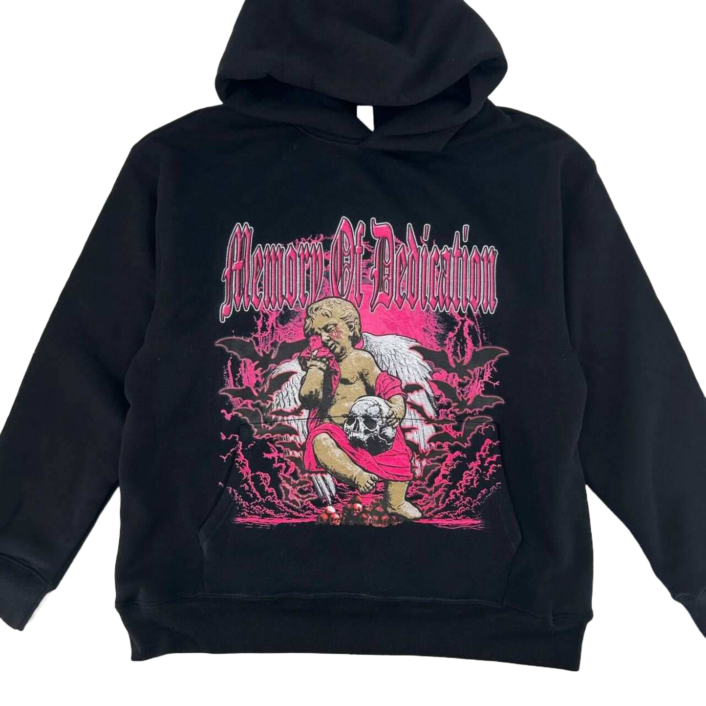 Black “Cherub Warrior” Hoodie